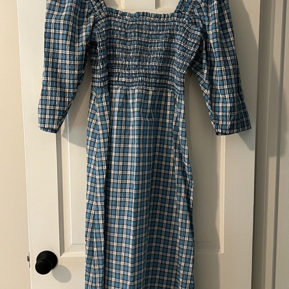 Ganni, Cotton-blend Seersucker Midi Dress, 12 - Picture 4 of 7